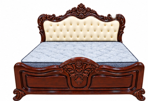 Royal Carved wooden king size bed