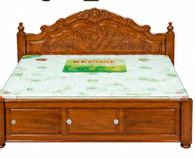 Royal Carved Wooden Cot